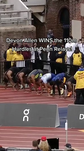 Devon Allen Wins 110m Hurdles at Penn Relays