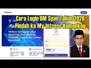 Cara Login OM Span Tahun Anggaran 2026 Pindah ke My Intress Kemenkeu