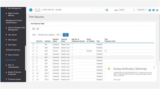 Cisco Tech Talk: Port Security on Cisco Catalyst 1200 and 1300 Switches – Part 1 - Cisco Video Portal