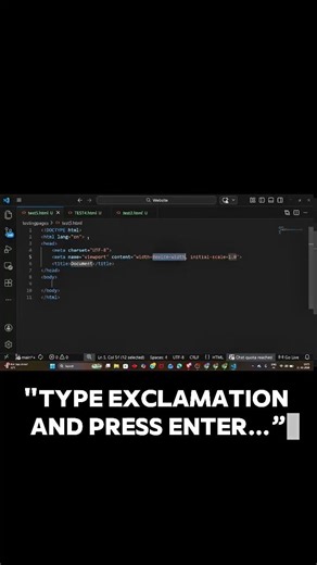 “HTML Structure in 10 Seconds 🔥” #html #coding #developer #learncoding #webdevelopment #tech #shorts