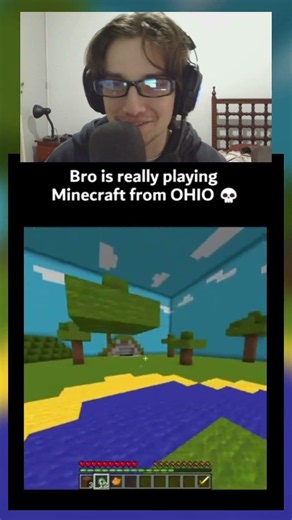POV: jugás Minecraft pero es de Ohio 💀 #shorts #minecraft