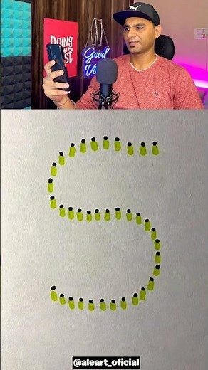 How To Draw Letter S #views #trending #shorts #ytshorts