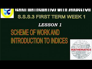 ss3 first term scheme of work