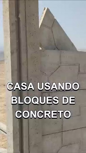 a HOUSE with CONCRETE BLOCKS