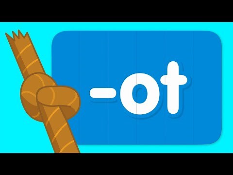 Learn to read words in the “ot” Word Family with Turn & Learn ABCs!