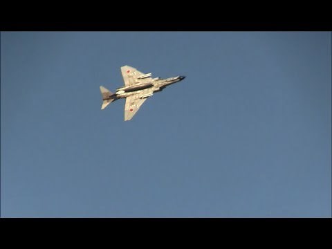 ファントムが本気を出すとこうなる＠オジロワシF-4ファントム機動飛行予行@2012.10百里基地