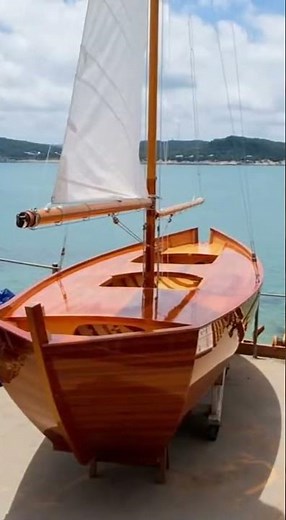 90-Day Sailboat Transformation From Scrap Wood #DIY #BoatBuild