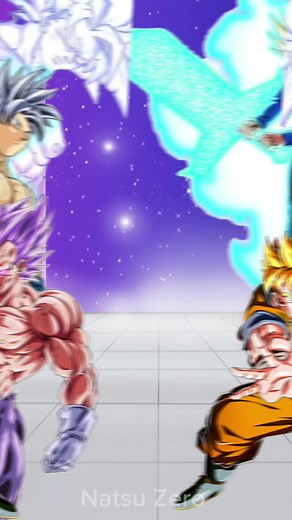 who is strongest Goku & Vegeta vs futuro Trunks & futuro Gohan #dbs #shorts