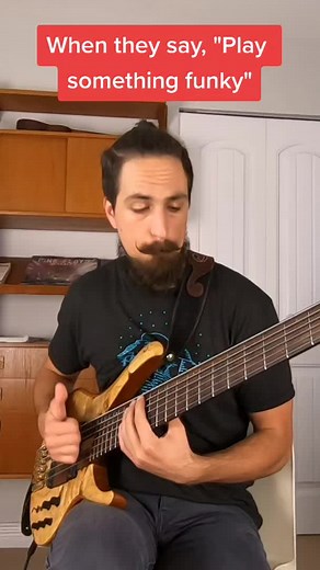 Groovy 6-string Bass Slap Groove in E at 120 BPM