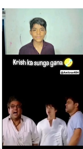 ￼ krish का सुनेगा krish का 🤣🤣 #funny #reaction #shorts ￼￼