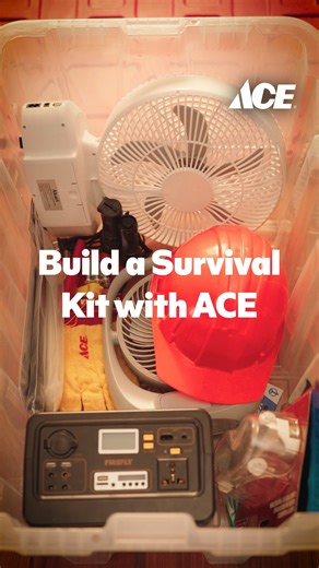 4.6K views · 5.3K reactions | ️ Don’t wait for the next storm to hit! Be disaster-ready with a survival kit to keep your home safe and your family prepared, only at ACE. #ACEHardwarePH #ACEHelpful | ACE Hardware Philippines | Facebook