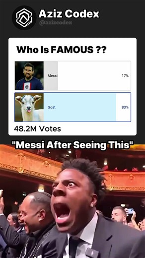 Messi vs Goat !! #coding #programming #shorts #python
