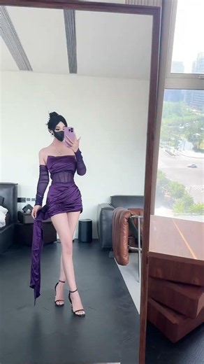 Mature and Graceful Purple Dress Outfit Ideas