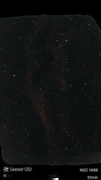 California Nebula (NGC 1499) | Astrophotography with Seestar S50 from Our Front Porch #astronomy