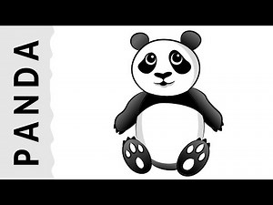 Cómo dibujar un Oso Panda paso a paso con dibujart.com