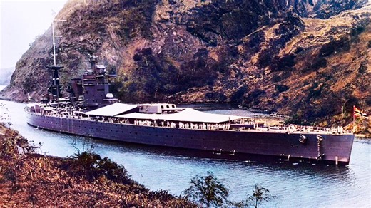 The allied warship that fired everything in one devastating salvo