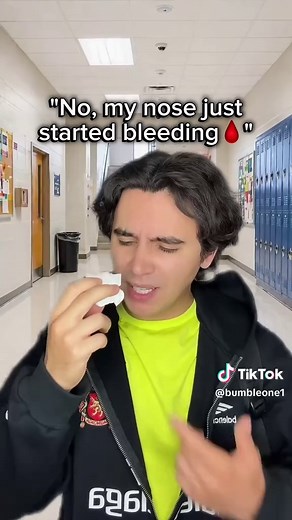 My nose just started bleeding | what it means if you never had a nosebleed