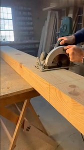 Cutting wood using an electric saw #viral #foryou #diy