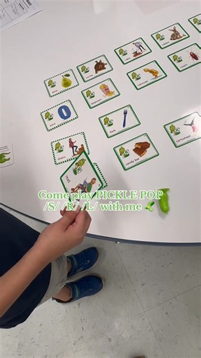 Have you tried Pickle Pop yet? Our NEW game makes practicing speech sounds S, R, and L fun and engaging for kids! Check out this quick how-to and see how easy (and exciting!) it is to play.  Grab yours today: https://bit.ly/4jkjb39 | Super Duper Publications | Facebook