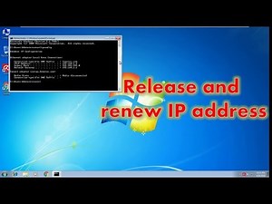How to release and renew IP address