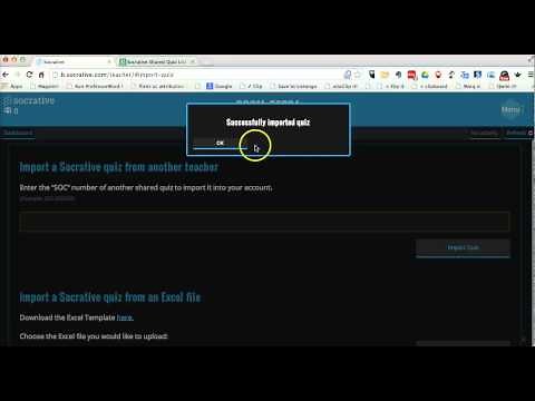 How to Find and Import Socrative Quizzes