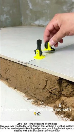 Tile Leveling System – Wedges and Clips for a Flat Floor 🔧🟦