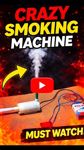 How To Make Smoke Machine in 5 Minutes 😱 | DIY Smoke Machine #SmokeMachine #DIY #Experiment