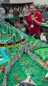 Huge LEGO Jurassic Park at Bricks Cascade 2026