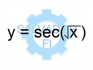 Chain Rule in Trigonometric Function - Secant