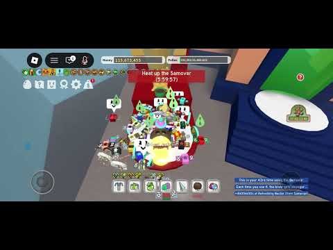 Bee swarm simulator dapper bears samovar beesmas