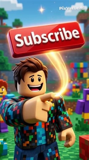 "Roblox Character Says: Please Subscribe! 🔔 | Fun Short Video"