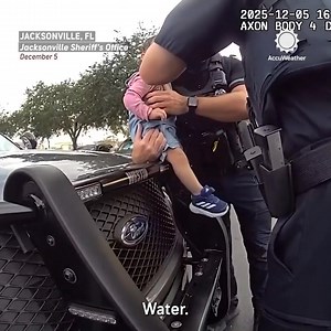 70K views · 583 reactions | Florida officers broke a car window to reach a 16-month-old trapped inside as experts warn that temperatures can soar into triple digits within minutes — even in winter. | AccuWeather | Facebook