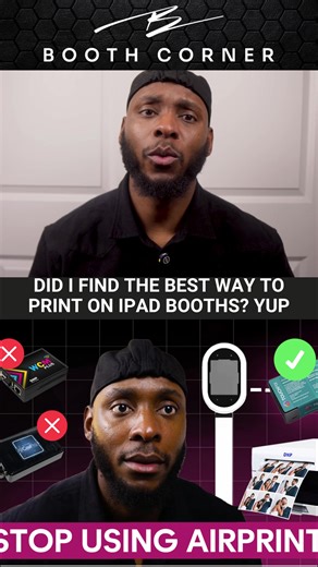 Wired printing with iPad Photobooths can be easy and reliable using the printpix box with touchpix. Full video available now on my YouTube. Shop our Photobooth star booth at boothcorner.com and start your journey with my help Enjoy a 10% discount for new customers #photoboothrental #photoprint #photoboothbusiness #dslrphotobooth #touchpix