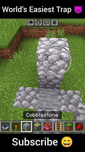 World’s Easiest Trap 😈 #minecraft