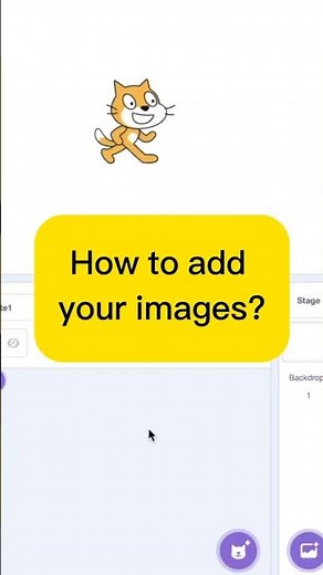 How to add your pictures for sprite in Scratch