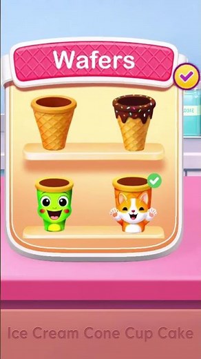 Icecream Cone Cupcake Baking