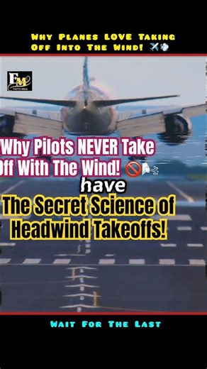 Why Airplanes Take Off Into the Wind