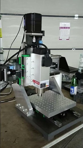 DIY CNC milling machine First test LINUXCNC