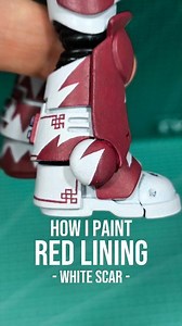 [Joytoy figure]How I paint Red Lining- WHITE SCAR 😆 #fblifestyle #暗源 #warhammer40k #warhammercommunity #joytoy #toyphotography #toy #toyphoto #actionfigures | Donnay奶哥