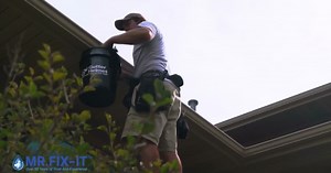 Protect your gutters with help from Gutter Helmet, division of MR. FIX-IT