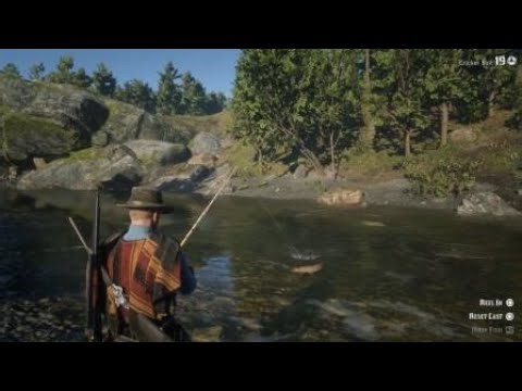 Red Dead Redemption 2 He's literally doing the spinning fish meme