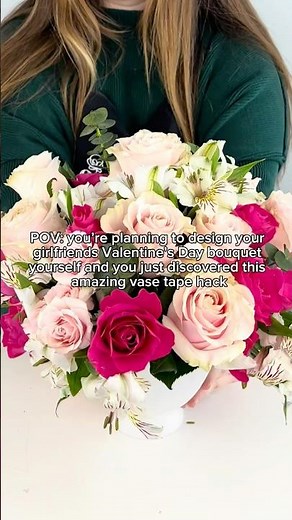 14 Days of Valentine's Day Flowers: DIY Flower Centerpiece | DIY Flower Tutorial