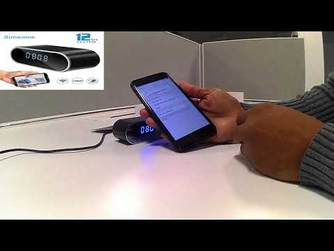 Sunsome HD 1080P Wifi Hidden Camera Alarm Clock Night VisionMotion Unboxing and setup