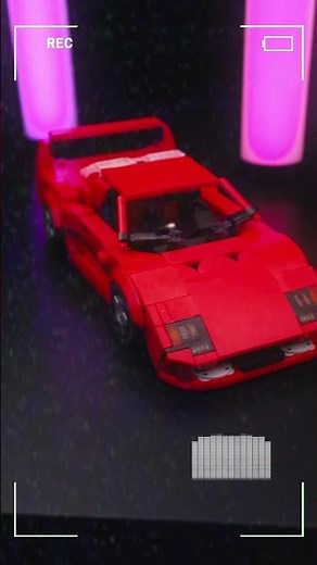 A LEGO Speed Champions F40 with Pop-Ups #lego #legospeedchampions #ferrarif40