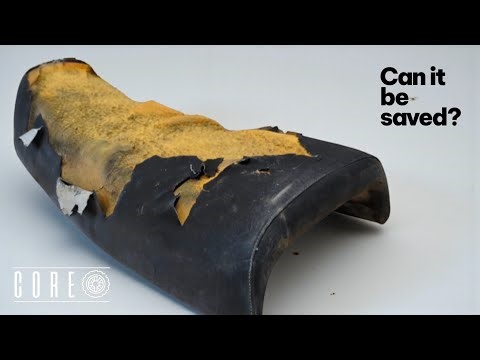 Yamaha XT550 seat restoration