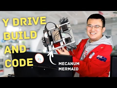 VEX V5 Y-Drive Build and Code Tutorial (The Mecanum Mermaid Drive)