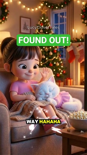 Clover pretends to sleep #kidsstory #kidsanimation #cute #bedtimestory