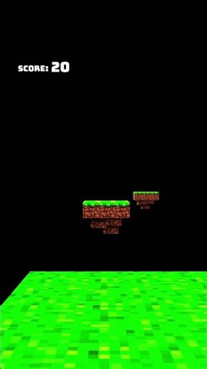 A minecraft jump game