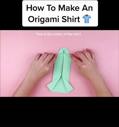 How To Make An Origami Shirt 👕