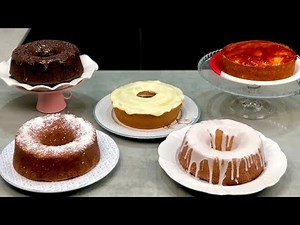 MAKE 10 TYPES OF HOMEMADE CAKES WITH JUST ONE MIX OF Dough! PART 2